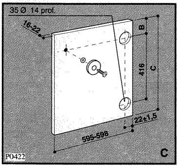 DE DIETRICH LZ 9619 E2 - b) Charnières - 1