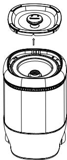 BREVILLE BAP007X01 - Installing the True HEPA filter - 2