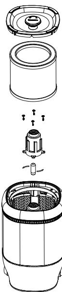 BREVILLE BAP007X01 - COME SOSTITUIRE IL FILTRO TRUE HEPA - 6