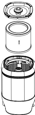 BREVILLE BAP007X01 - COME SOSTITUIRE IL FILTRO TRUE HEPA - 3
