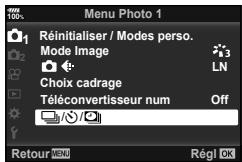 OLYMPUS E-M1 MARK 2 - Prise de vue automatique avec un intervalle fixe (prise de vue par intervals) - 1