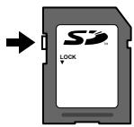 OLYMPUS E-M1 MARK 2 - Commutateur de protection d'écriture de carte SD - 1