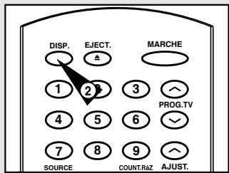 TOSHIBA V733EF - Certaines informations, telles que le compteur de bande, peuvent etre affichees a I'ecran de votre téléviseur (a condition que you n'ayez pas désactivé ce mode; reportez-vous à la page 15). - 1