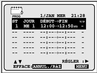TOSHIBA V733EF - Annulez une programmation - 1
