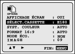 TOSHIBA V733EF - Sélectionnez le type de cassette - 3