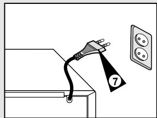 TOSHIBA V733EF - Connectez le magnétoscope au téléviseur - 7