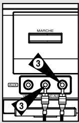 TOSHIBA V733EF - Connectez un apparéil auxiliaire A/V en façade - 4