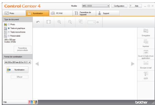 BROTHER MFCi680DW - Numérisation avec le mode Domicile de ControlCenter4 (Windows®) - 1