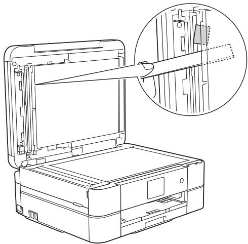 BROTHER MFCi680DW - Retirer les morceaux de papier coincés dans le chargeur automatique de documents - 1