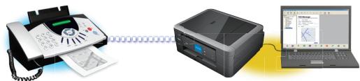BROTHER MFCi680DW - Recevoir des fax sur votre ordinateur (Windows® uniquely) - 1