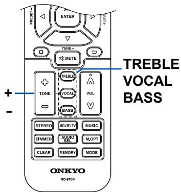 ONKYO HT-3910 - Réglage de VOCAL - 1
