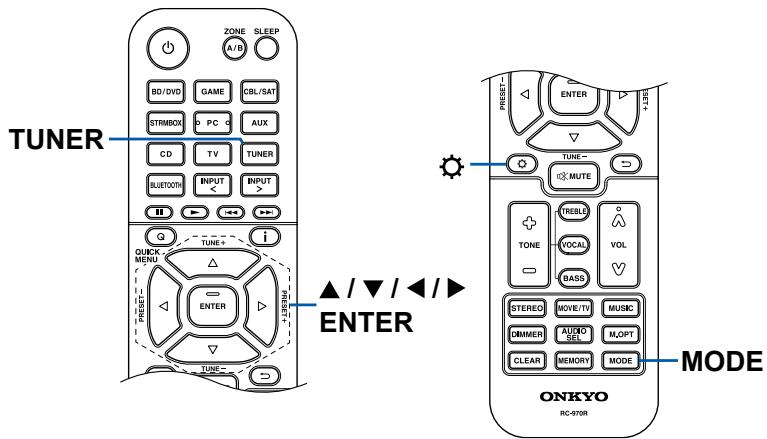ONKYO HT-3910 - Commandes de base - 3