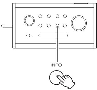 TEAC R5-RED - Affichage des informations de DAB - 1