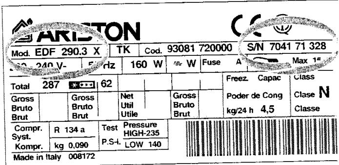 ARISTON UPA 302 X EU/2 BLANC - Lampe-témoin verte -16 et -24 ou bien -18 et -21 allumées en même temps - 1