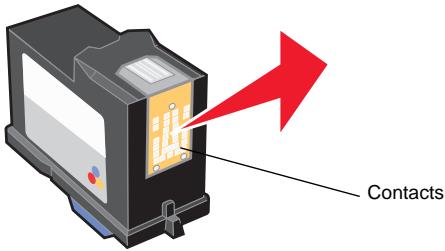 LEXMARK X5100Series - Essuyage des buses et des contacts des cartouches - 2