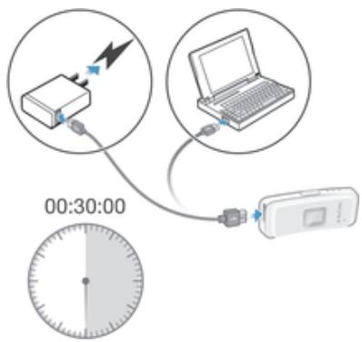 SONY SWR12 BLANC - To charge your SmartBand 2 - 1
