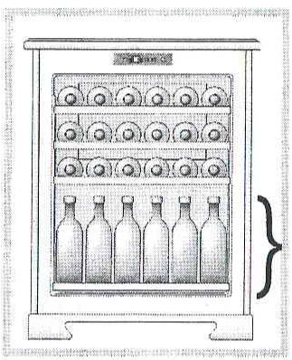 HOTPOINT-ARISTON WZ36/HA INOX - Autres configurations de stockage des bouteilles - 2