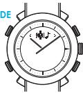 COGITO CLASSIC NYLON NOIR ROUGE - Pour activer/désactiver le mode silence de votre montre : - 2