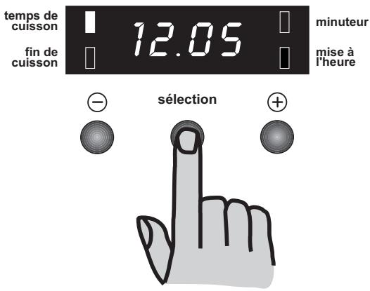 FAURE CVC 6906 - Pour régler le temps de cuisson: - 2