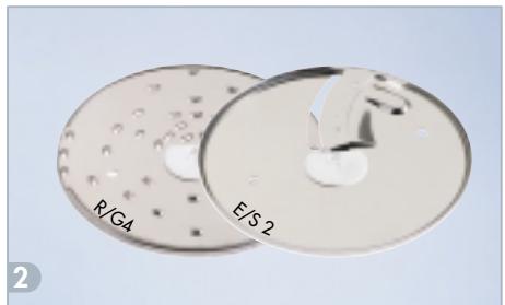 MAGIMIX CS4200 XL MAT 18422F - UTILISATION DES DISQUES RÂPEUR / ÉMINCEUR - 2