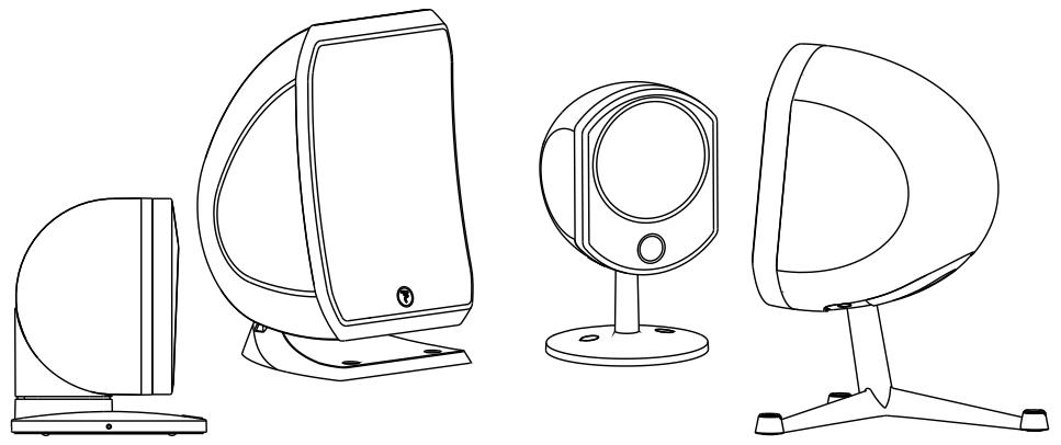 FOCAL DOME FLAX 5.1.2 WHITE - Pack 5.1 Satellites - 1