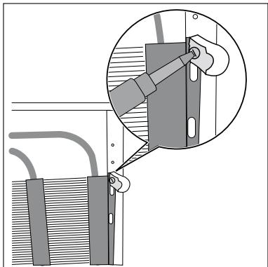 ELECTROLUX ARA 30391 W - Entretoises arrières - 1