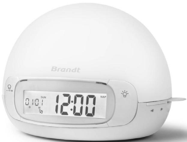BRANDT BCRL1 - Radio réveil-Effet lever de soleil - 1