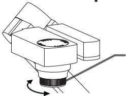 TOSHIBA TLP 250 - Faites la mise au point sur l'image en tournant la bague de mise au point de la tête de la - 1