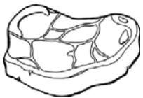 FORTEX TTR118WH - Viandes rouges - 1