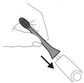 PHILIPS HX7108/01 - Attaching the brush head - 1