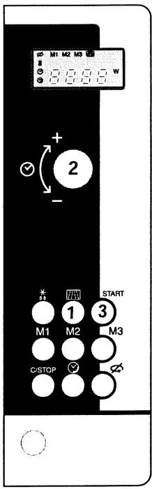 DE DIETRICH DME 321 BE1 - Exemple : Pour programmer une CUISSON FORTE (1000 W). - 3