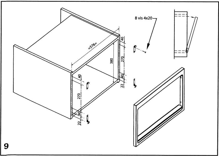 DE DIETRICH DME 321 BE1 - KIT D'ENCASTREMENT - 2