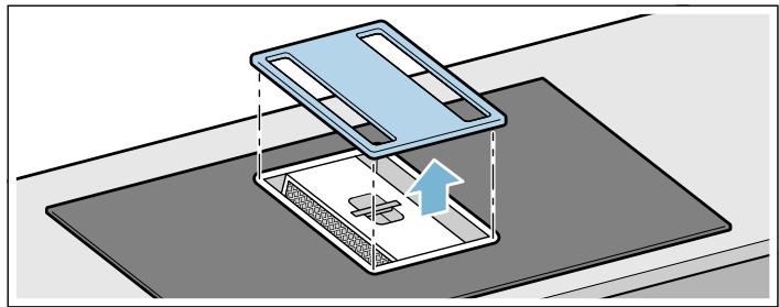 GAGGENAU Cv282100 - Retirer le filtrtre métallique àGRAISSSE - 1