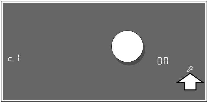 GAGGENAU Cv282100 - Commutation de l'affichage pour le mode Recyclage - 1