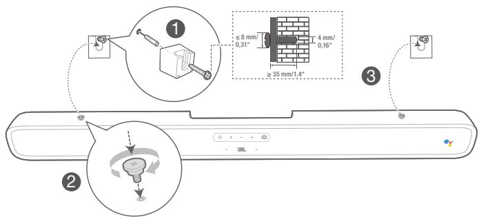 LEON LINK BAR - Montage mural de la LINK BAR - 3