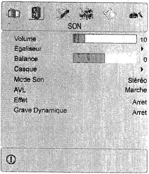 PROLINE LD3255HD - Menu Son - 1