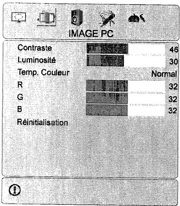PROLINE LD3255HD - Menu image PC - 1