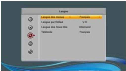SAGEMCOM TWIN 830 HD - Définir la langue d'affichage - 1