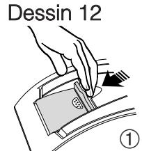 BRANDT ETE 124 F BLANC - Introduction du linge dans le tambour - 1