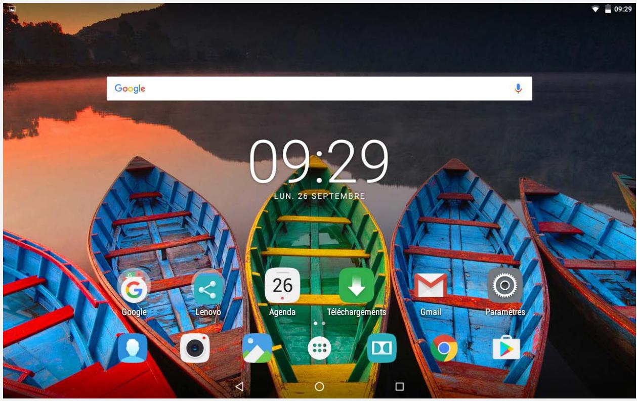 LENOVO ZA1U0083SE - Écran d'accueil - 1