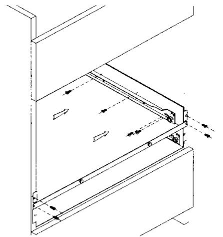 AEG PE 803 9-MC - COMPOSANTS POUR L'INSTALLATION DU TIROIR (EN OPTION) - 8