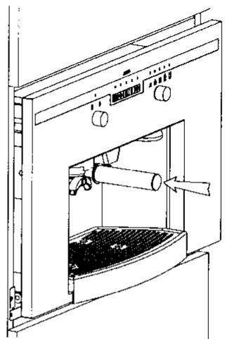 AEG PE 803 9-MC - ATTENTION - REGLAGE DU CAFE MOULU - 4