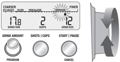 BREVILLE BCG820 - Select your grind size - 1