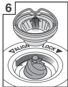 BREVILLE BCG820 - ADJUSTING CONICAL BURRS - 6