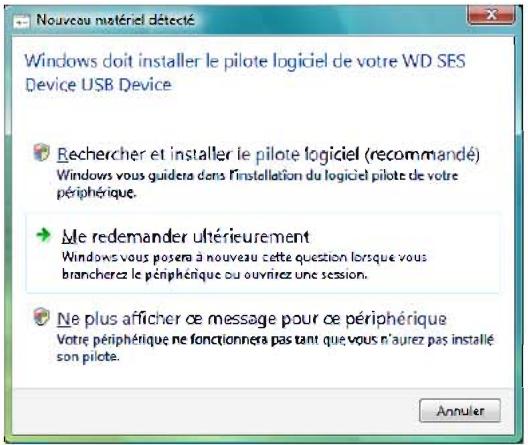 WESTERN DIGITAL DD2,5 500 ULTRA BK - Installation du pilote automatiquement - 1