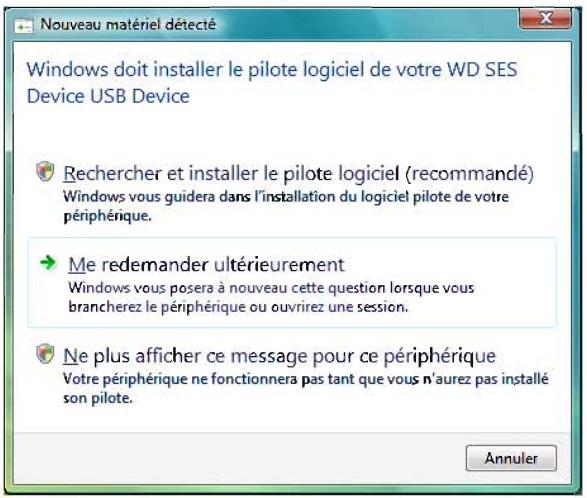 WESTERN DIGITAL DD2,5 500 ULTRA BK - Installation du lecteur manuellement - 1