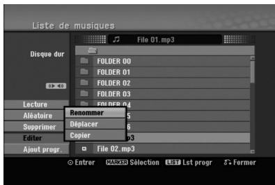 LG-GOLDSTAR RH270 - Attribution de nom à un fichier sur le disque dur - 1