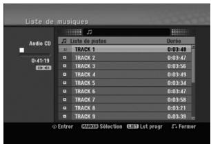 LG-GOLDSTAR RH270 - Lecture d'un CD Audio ou d'un fichier MP3/WMA - 1