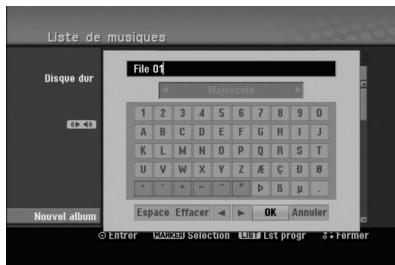 LG-GOLDSTAR RH270 - Attribution de nom à un fichier sur le disque dur - 2