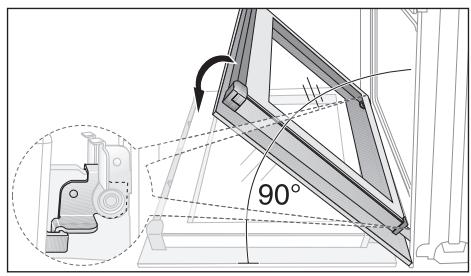 ARTHUR MARTIN AOC 68441 X - Décrochage de la porte du four - 1